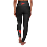 Bullet Proof Love Black Yoga Leggings