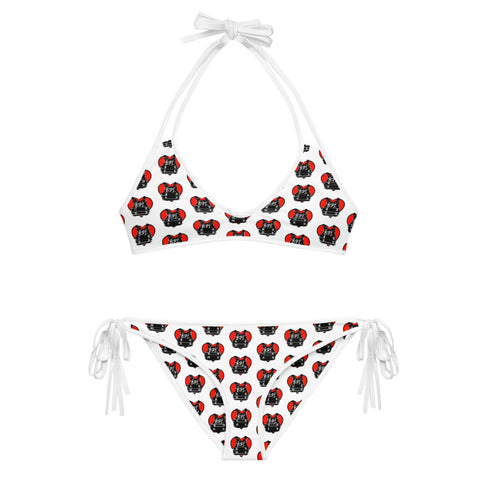 Bullet Proof Love Logo All Over Bikini