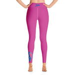 BPL-TriMe (Royal Blue) Pink Yoga Leggings