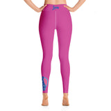BPL-TriMe (Royal Blue) Pink Yoga Leggings