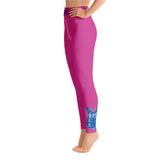 BPL-TriMe (Royal Blue) Pink Yoga Leggings