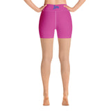 BPL-TriMe (Royal Blue) Pink Yoga Shorts