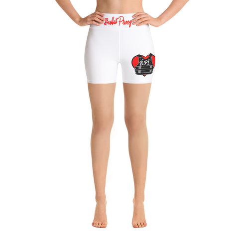 Bullet Proof Love Yoga Shorts