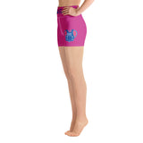BPL-TriMe (Royal Blue) Pink Yoga Shorts