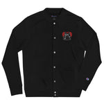 Bullet Proof Love Embroidered Champion Bomber Jacket