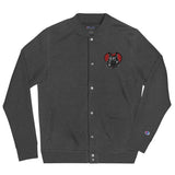Bullet Proof Love Embroidered Champion Bomber Jacket