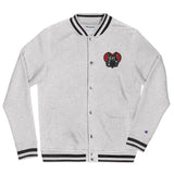 Bullet Proof Love Embroidered Champion Bomber Jacket