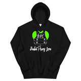 Bullet Proof Love (Lime Green Logo w/ Wht Text) Hoodie