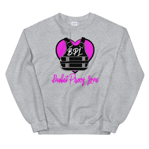 Bullet Proof Love (Pink Logo) Sweatshirt