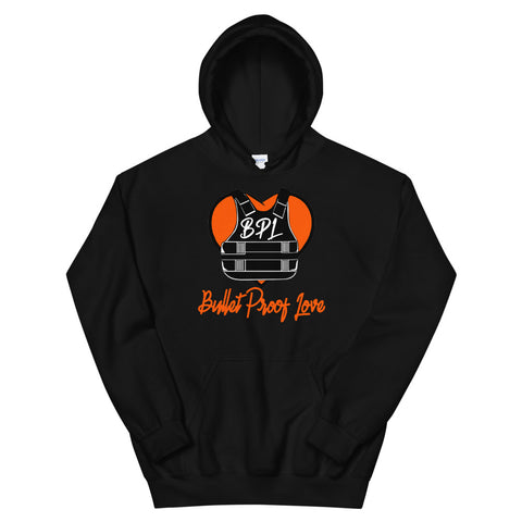 Bullet Proof Love (Orange Logo) Hoodie
