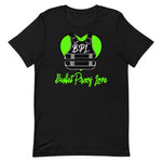 Bullet Proof Love Short-Sleeve (Lime Green Logo) T-Shirt