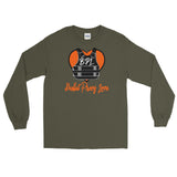 Bullet Proof Love Long Sleeve (Orange Logo) T-Shirt