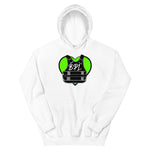 Bullet Proof Love (Lime Green Logo w/ Wht Text) Hoodie