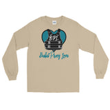 Bullet Proof Love Long Sleeve (Hornets Blue Logo) T-Shirt