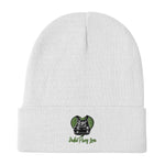Bullet Proof Love (Green Logo) Embroidered Beanie