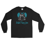 Bullet Proof Love Long Sleeve (Hornets Blue Logo) T-Shirt