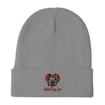 Bullet Proof Love Embroidered Beanie