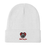 Bullet Proof Love Embroidered Beanie