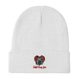 Bullet Proof Love Embroidered Beanie