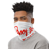 Bullet Proof Love (Red Text) Neck Gaiter