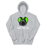 Bullet Proof Love (Lime Green Logo w/ Wht Text) Hoodie