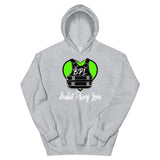 Bullet Proof Love (Lime Green Logo w/ Wht Text) Hoodie