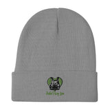 Bullet Proof Love (Green Logo) Embroidered Beanie